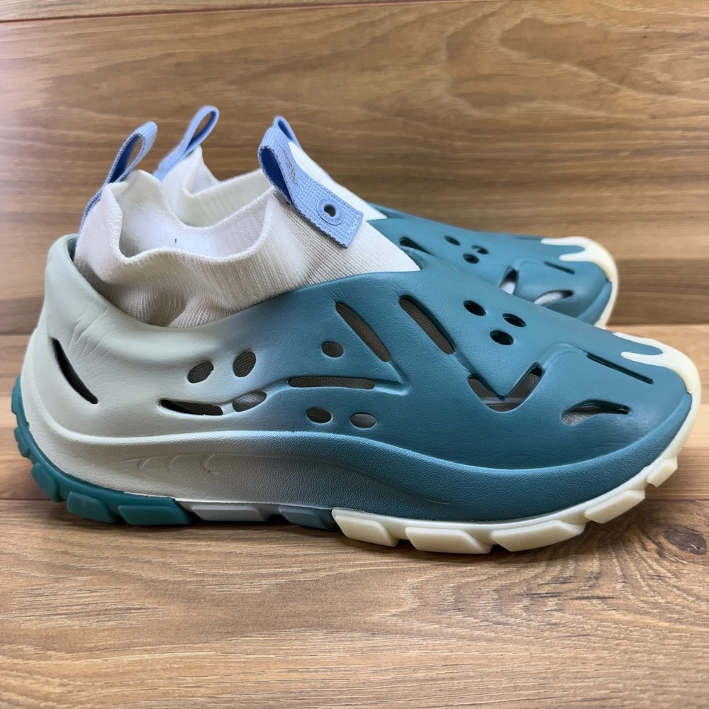 Sia Collective Evo Foam Green Cream Clogs Womens 8-9 Slip On Walking Shoes